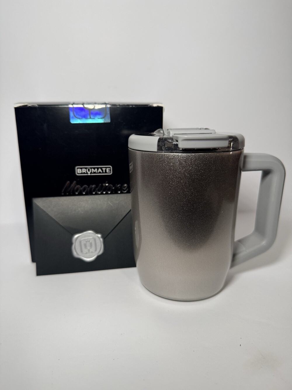 BruMate Limited Edition MOONSTONE SILVER CATEYE 15oz Muv Mug Tumbler NWT NIB